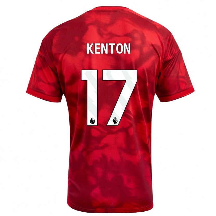 Danxen Criança Camisola Kamai Kenton #17 Crimson Branco Principal 2026/27 Camisa