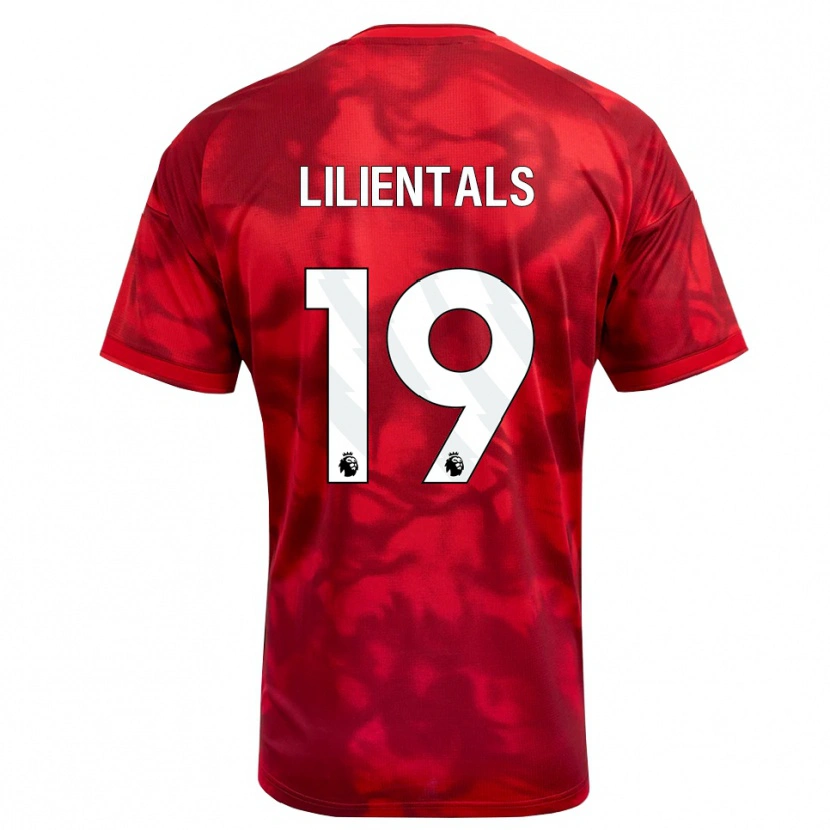 Danxen Criança Camisola Matiss Lilientals #19 Crimson Branco Principal 2026/27 Camisa