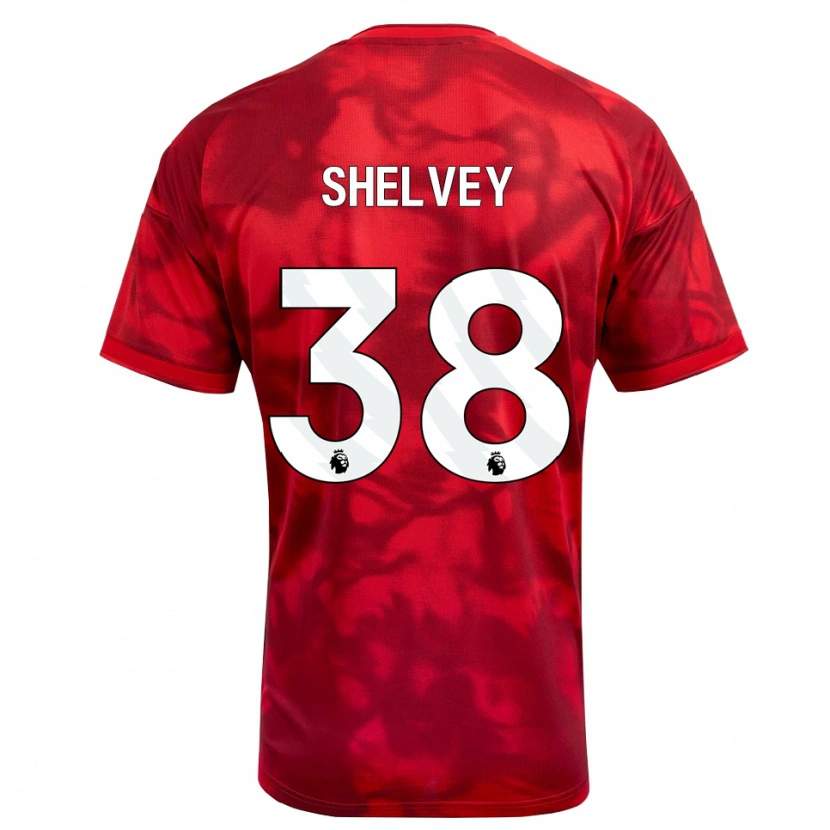 Danxen Criança Camisola George Shelvey #38 Crimson Branco Principal 2026/27 Camisa
