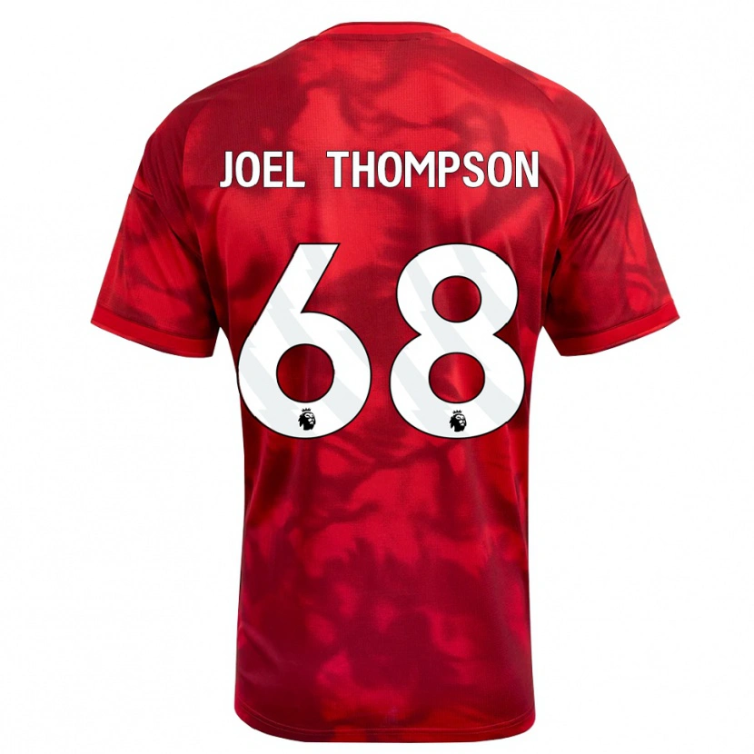 Danxen Criança Camisola Joel Thompson #68 Crimson Branco Principal 2026/27 Camisa