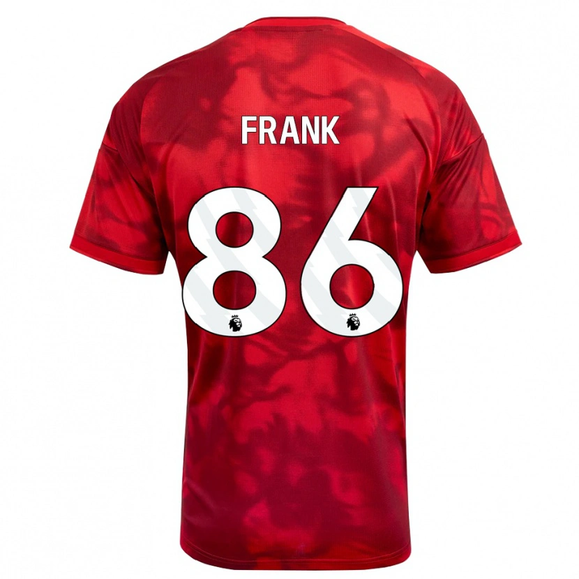 Danxen Criança Camisola Frank Djamna #86 Crimson Branco Principal 2026/27 Camisa