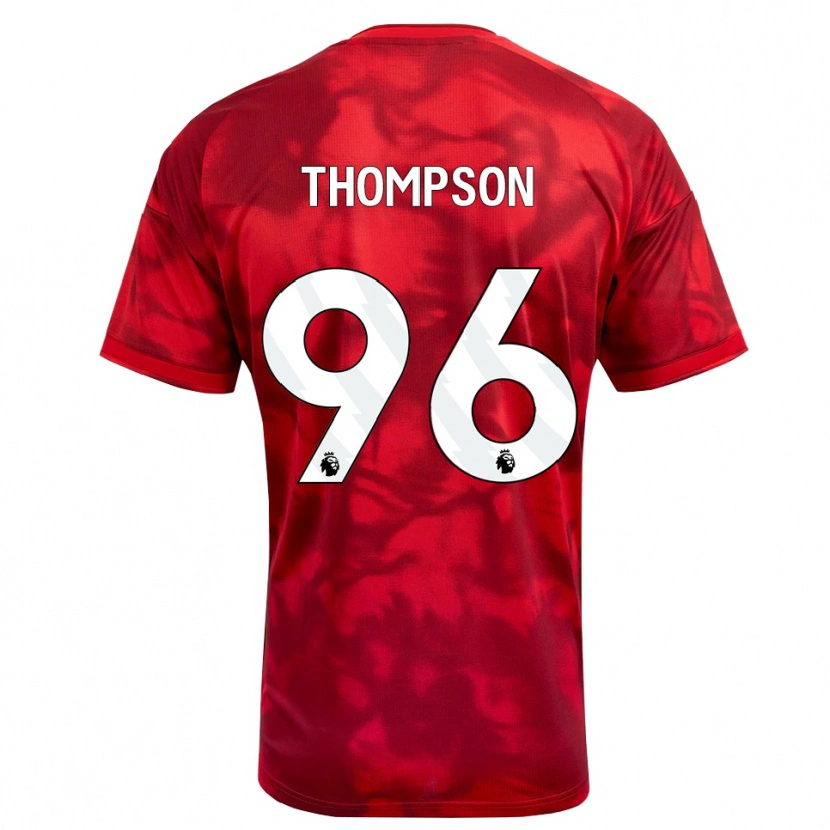 Danxen Criança Camisola Kalum Thompson #96 Crimson Branco Principal 2026/27 Camisa