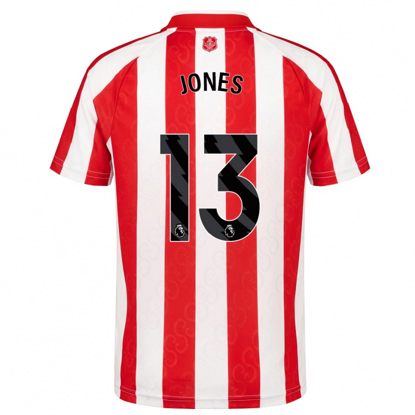 Danxen Criança Camisola Josh Jones #13 Vermelho Branco Preto Principal 2026/27 Camisa