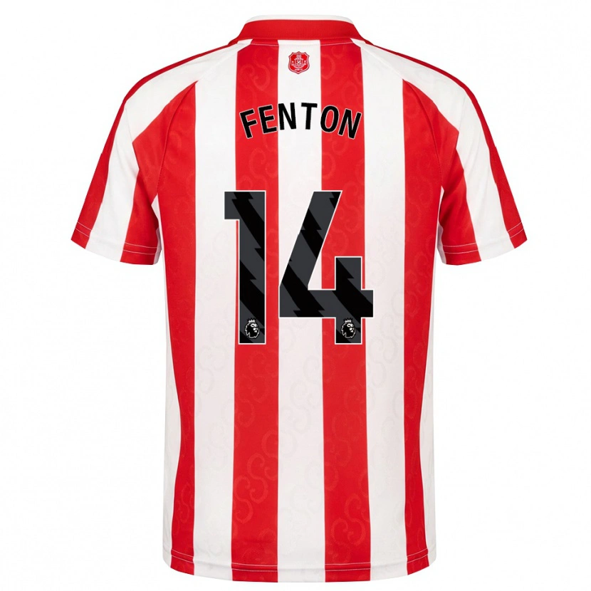 Danxen Criança Camisola Natasha Fenton #14 Vermelho Branco Preto Principal 2026/27 Camisa