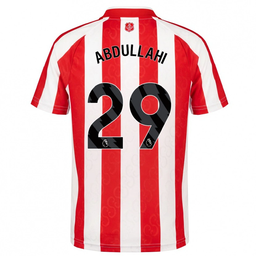 Danxen Criança Camisola Ahmed Abdullahi #29 Vermelho Branco Preto Principal 2026/27 Camisa