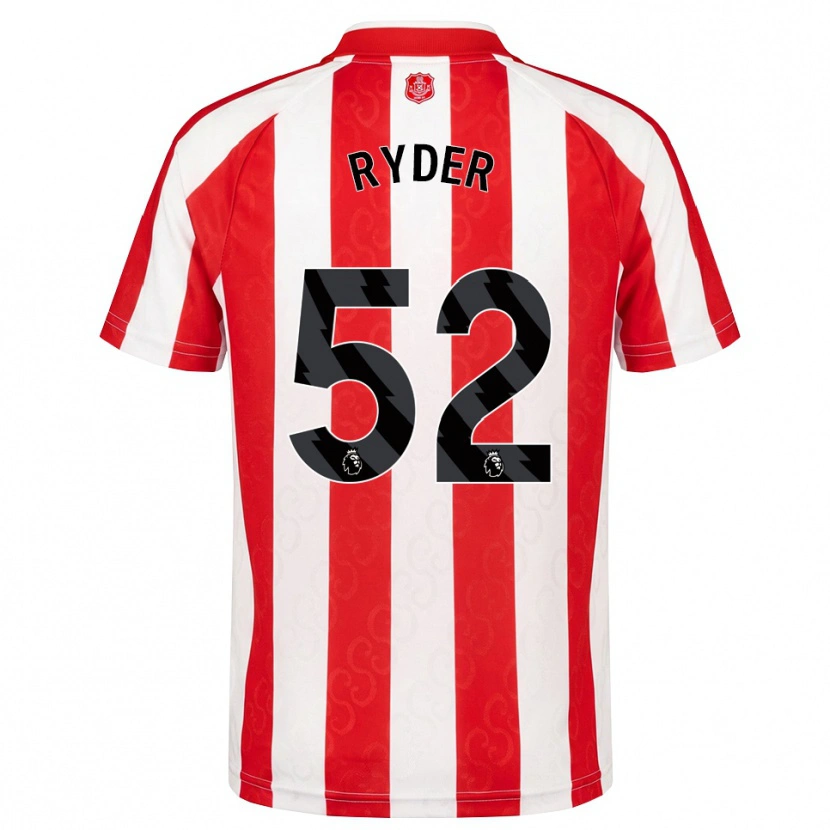 Danxen Criança Camisola Joe Ryder #52 Vermelho Branco Preto Principal 2026/27 Camisa
