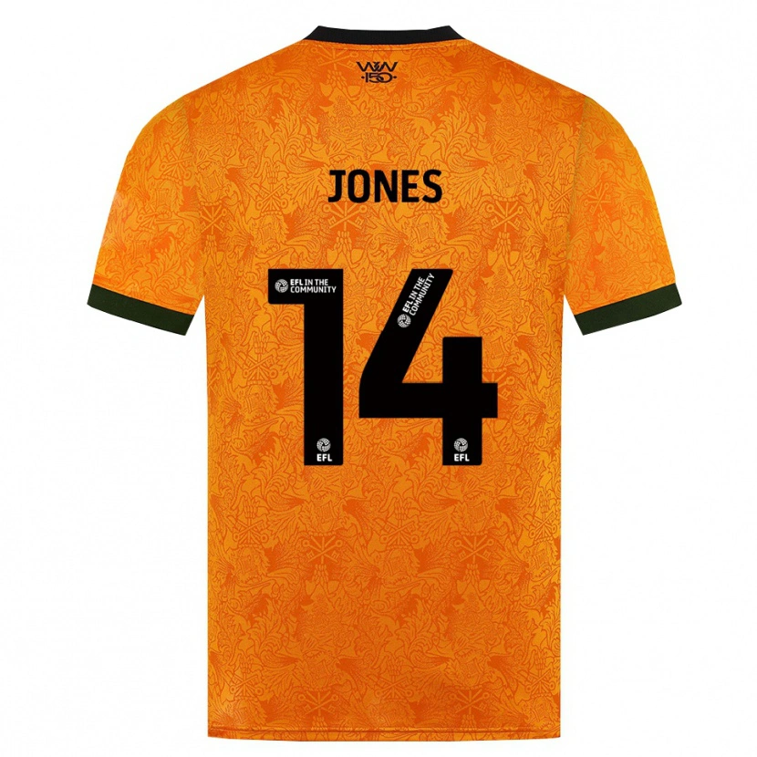 Danxen Criança Camisola Meesha Dudley-Jones #14 Laranja Preto Principal 2026/27 Camisa