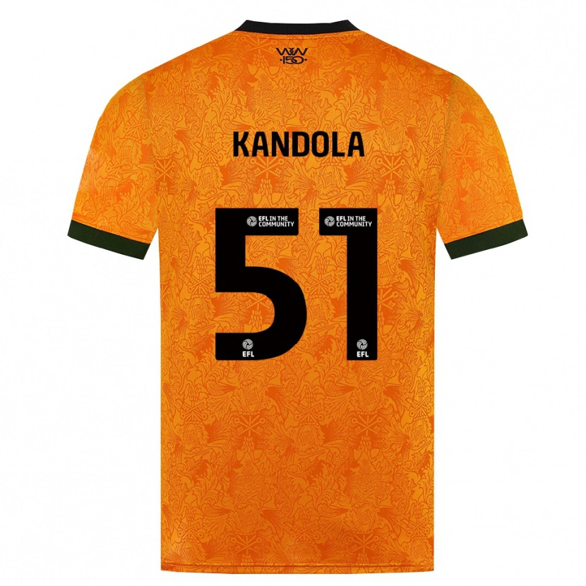 Danxen Criança Camisola Kam Kandola #51 Laranja Preto Principal 2026/27 Camisa