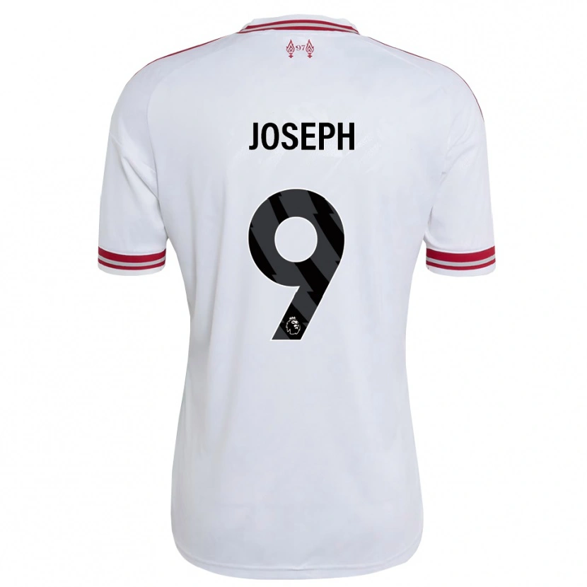 Danxen Criança Camisola Vincent Joseph #9 Vermelho Branco Alternativa 2026/27 Camisa
