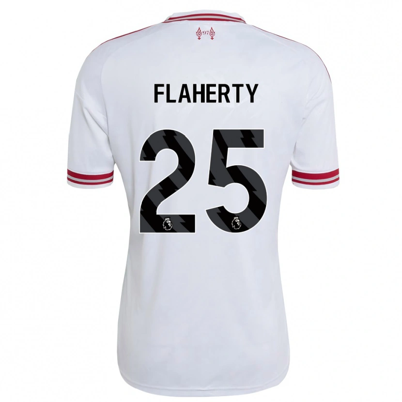 Danxen Criança Camisola Gilly Flaherty #25 Vermelho Branco Alternativa 2026/27 Camisa