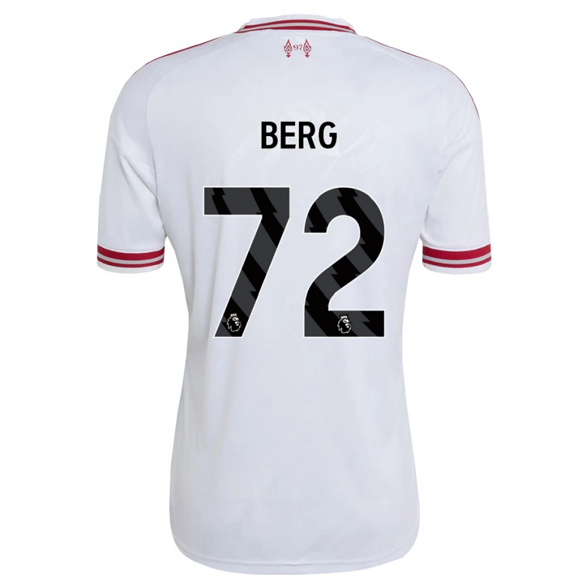 Danxen Criança Camisola Sepp Van Den Berg #72 Vermelho Branco Alternativa 2026/27 Camisa
