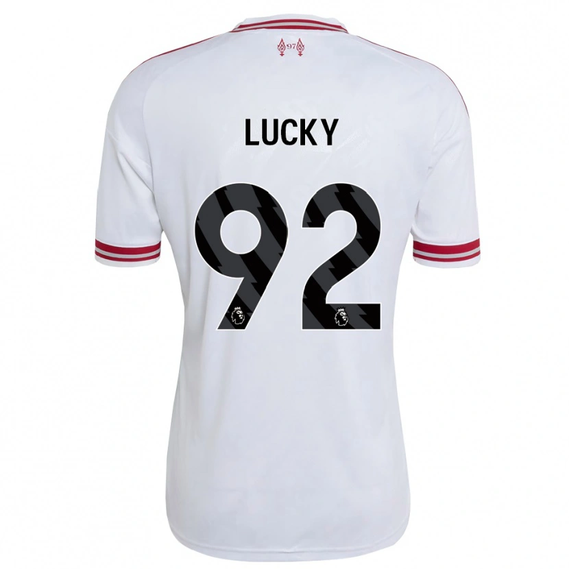 Danxen Criança Camisola Wellity Lucky #92 Vermelho Branco Alternativa 2026/27 Camisa