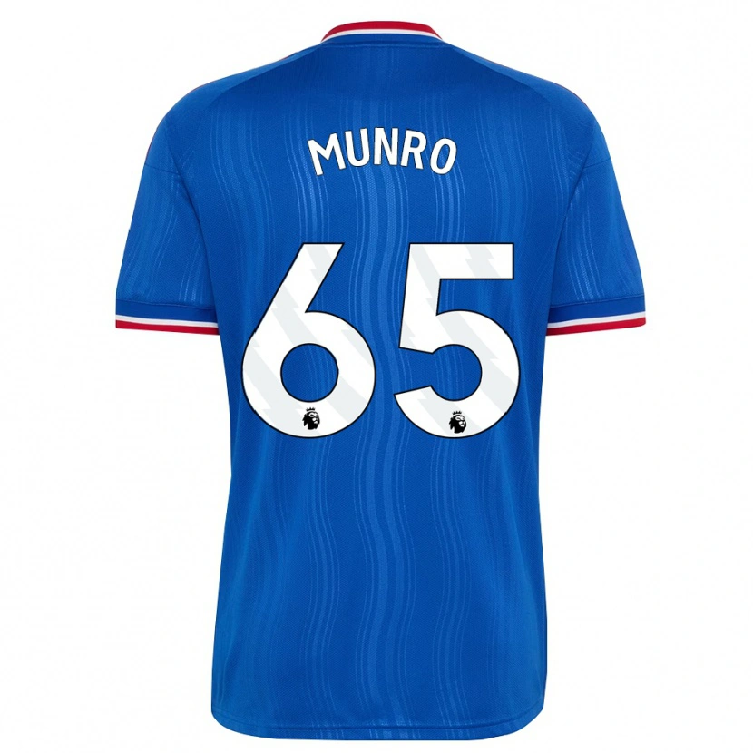 Danxen Criança Camisola Reece Munro #65 Azul Branco Vermelho Alternativa 2026/27 Camisa