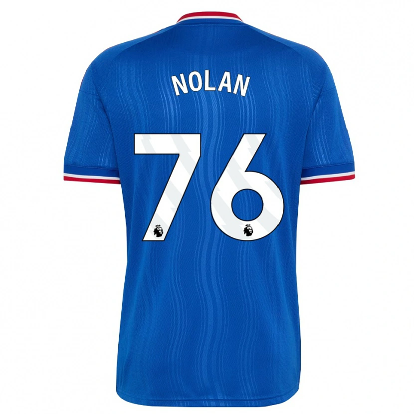 Danxen Criança Camisola James Nolan #76 Azul Branco Vermelho Alternativa 2026/27 Camisa