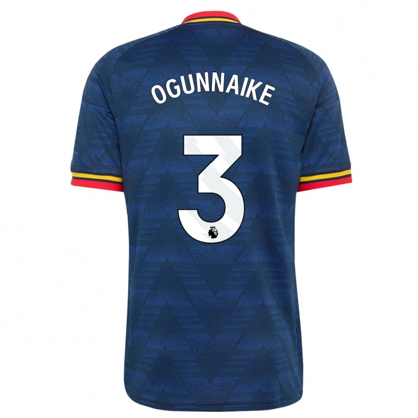 Danxen Criança Camisola Josh Ogunnaike #3 Midnightblue Amarelo Vermelho Alternativa 2026/27 Camisa