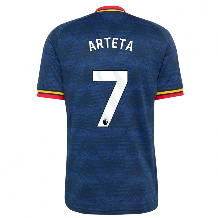Danxen Criança Camisola Gabriel Arteta #7 Midnightblue Amarelo Vermelho Alternativa 2026/27 Camisa