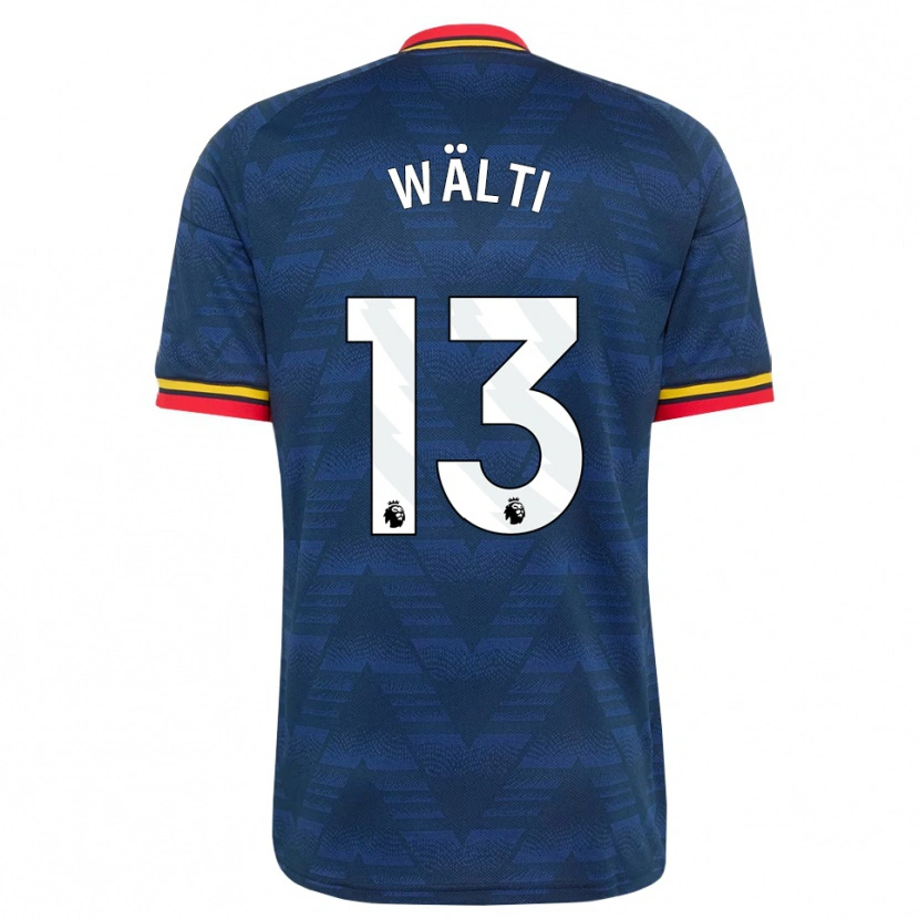 Danxen Criança Camisola Lia Wälti #13 Midnightblue Amarelo Vermelho Alternativa 2026/27 Camisa