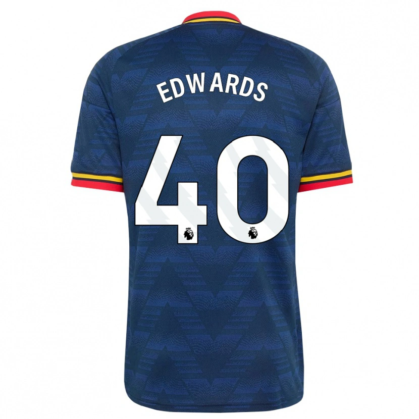 Danxen Criança Camisola Khayon Edwards #40 Midnightblue Amarelo Vermelho Alternativa 2026/27 Camisa