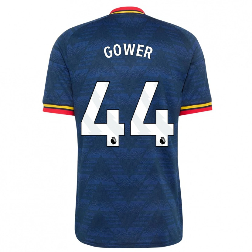 Danxen Criança Camisola Jimi Gower #44 Midnightblue Amarelo Vermelho Alternativa 2026/27 Camisa