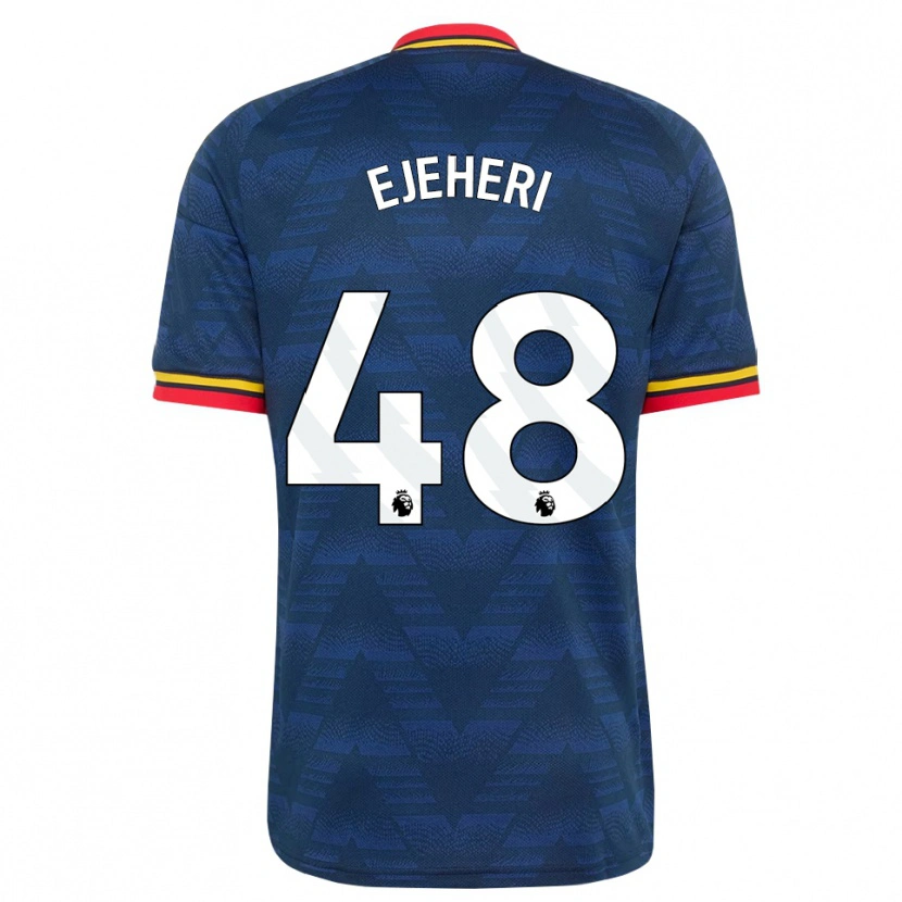 Danxen Criança Camisola Ovie Ejeheri #48 Midnightblue Amarelo Vermelho Alternativa 2026/27 Camisa