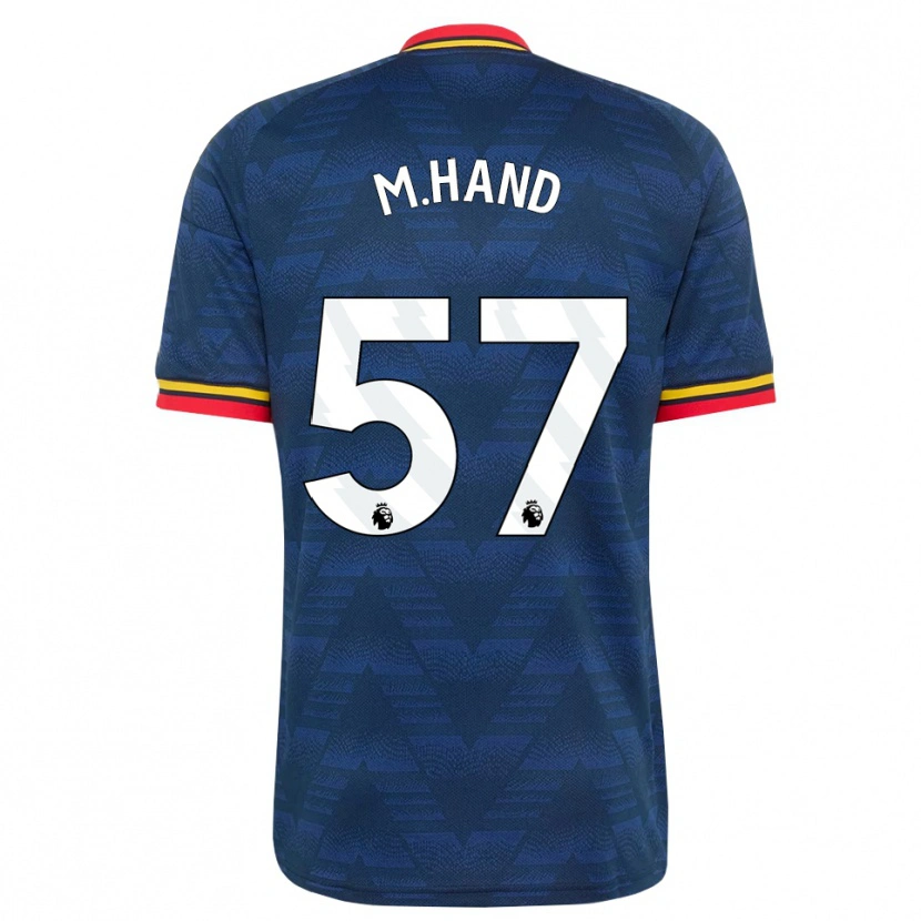Danxen Criança Camisola Ismail Oulad M'hand #57 Midnightblue Amarelo Vermelho Alternativa 2026/27 Camisa