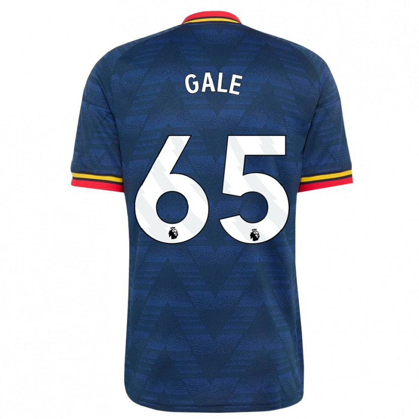 Danxen Criança Camisola Jessie Gale #65 Midnightblue Amarelo Vermelho Alternativa 2026/27 Camisa