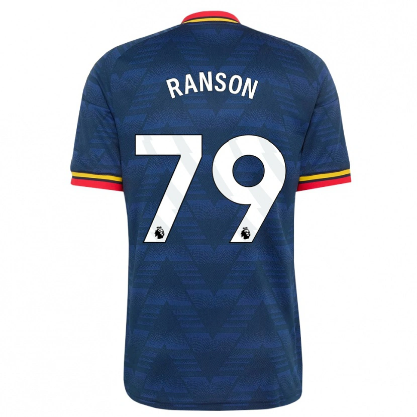 Danxen Criança Camisola Khari Ranson #79 Midnightblue Amarelo Vermelho Alternativa 2026/27 Camisa