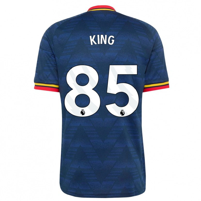 Danxen Criança Camisola Josiah King #85 Midnightblue Amarelo Vermelho Alternativa 2026/27 Camisa
