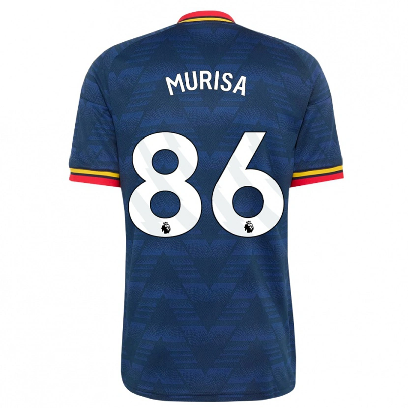 Danxen Criança Camisola Teshaun Murisa #86 Midnightblue Amarelo Vermelho Alternativa 2026/27 Camisa