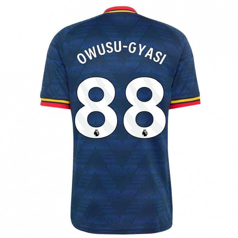Danxen Criança Camisola Abraham Owusu-Gyasi #88 Midnightblue Amarelo Vermelho Alternativa 2026/27 Camisa