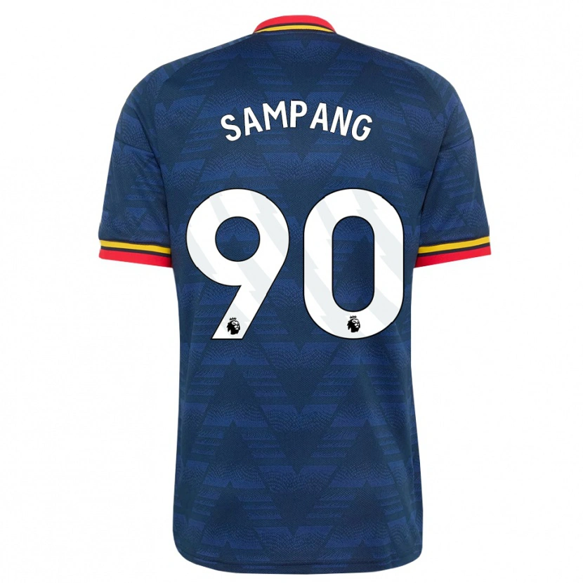 Danxen Criança Camisola Saurap Sampang #90 Midnightblue Amarelo Vermelho Alternativa 2026/27 Camisa