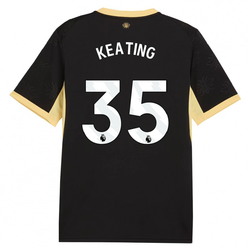 Danxen Criança Camisola Khiara Keating #35 Preto Amarelo Alternativa 2026/27 Camisa