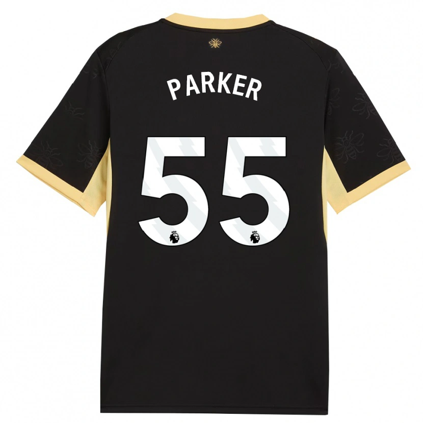 Danxen Criança Camisola Harrison Parker #55 Preto Amarelo Alternativa 2026/27 Camisa