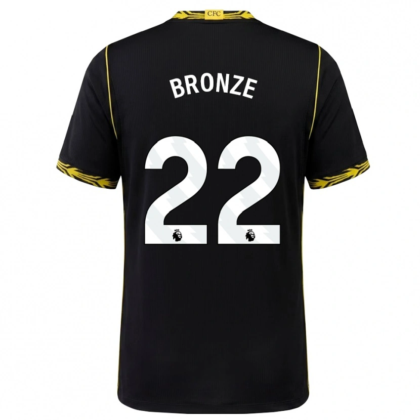 Danxen Criança Camisola Lucy Bronze #22 Preto Amarelo Alternativa 2026/27 Camisa
