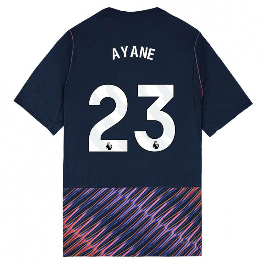 Danxen Criança Camisola Rosella Ayane #23 Azul Real Branco Alternativa 2026/27 Camisa