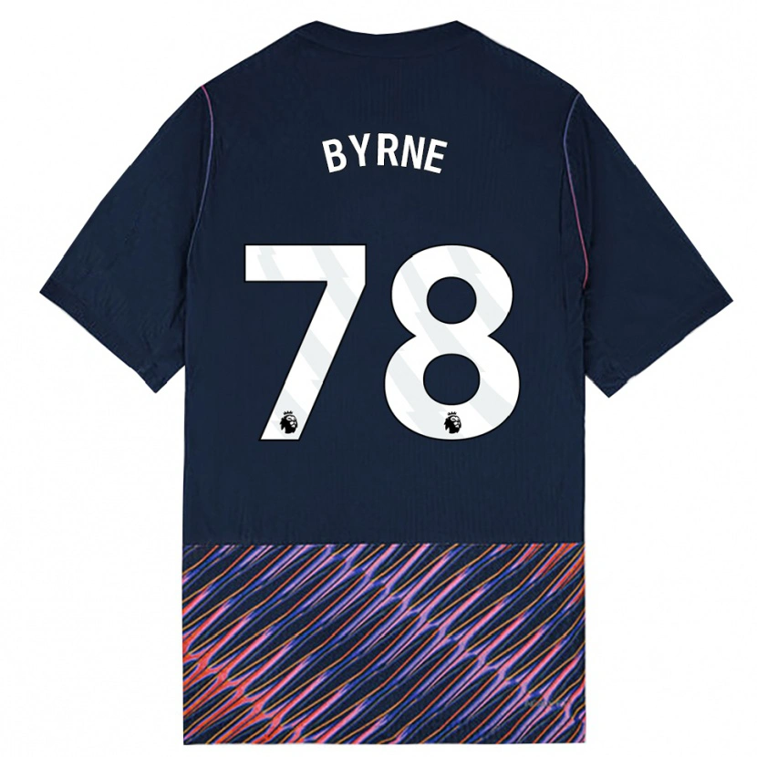 Danxen Criança Camisola Harry Byrne #78 Azul Real Branco Alternativa 2026/27 Camisa