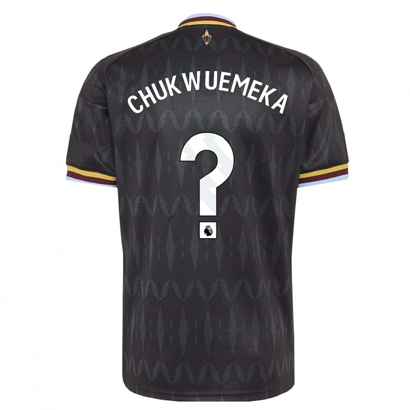 Danxen Criança Camisola Caleb Chukwuemeka #0 Cornflowerblue Preto Amarelo Alternativa 2026/27 Camisa