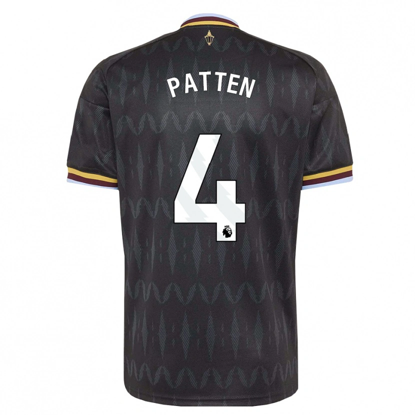 Danxen Criança Camisola Anna Patten #4 Cornflowerblue Preto Amarelo Alternativa 2026/27 Camisa