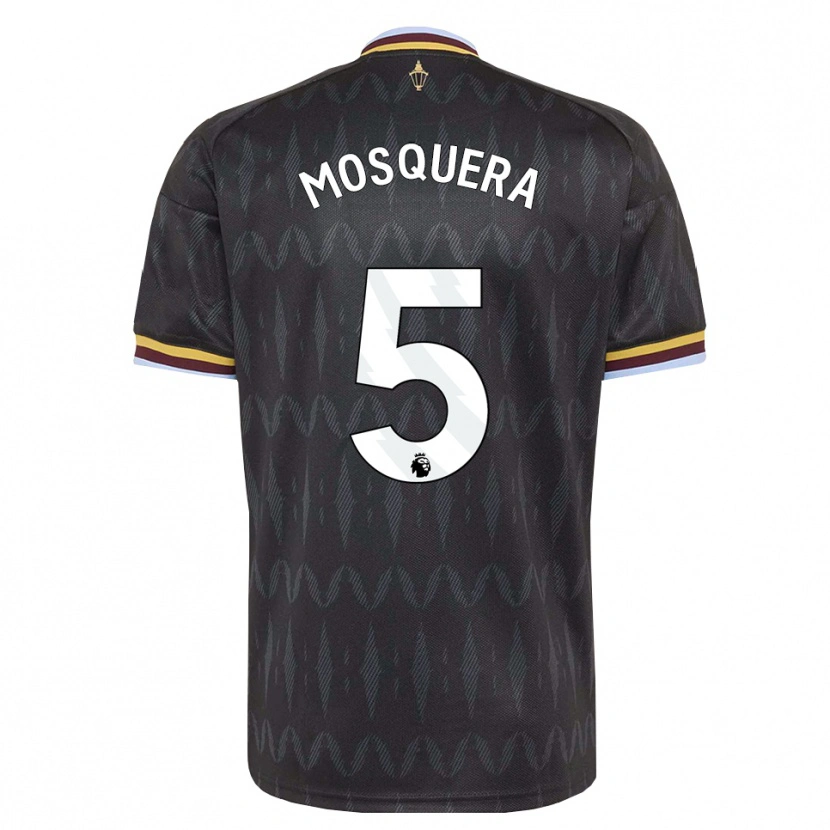 Danxen Criança Camisola Yeimar Mosquera #5 Cornflowerblue Preto Amarelo Alternativa 2026/27 Camisa