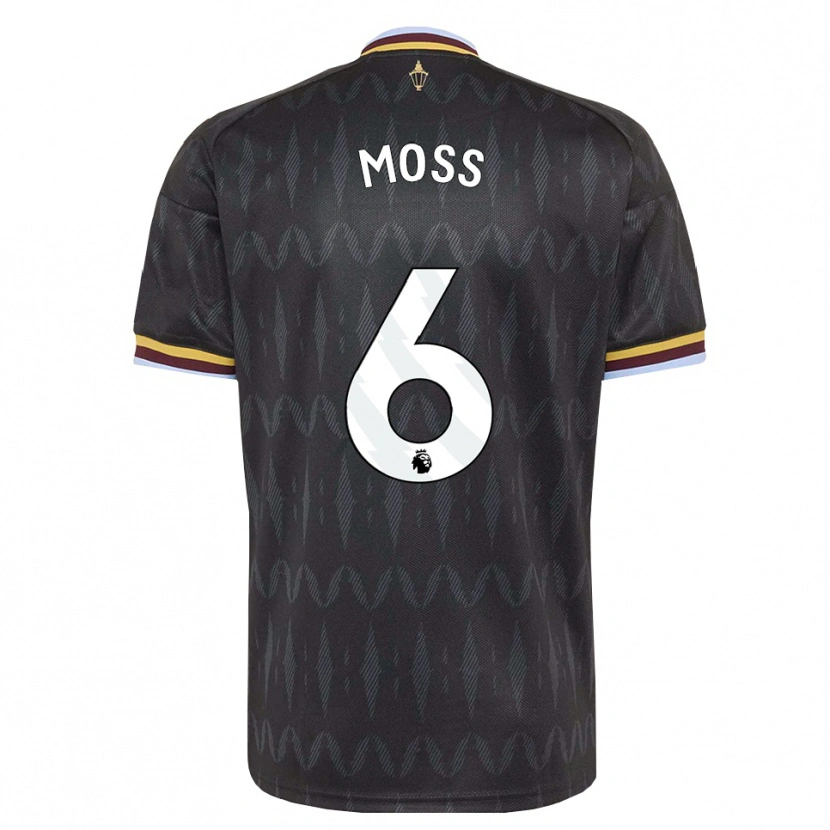 Danxen Criança Camisola Lennon Moss #6 Cornflowerblue Preto Amarelo Alternativa 2026/27 Camisa