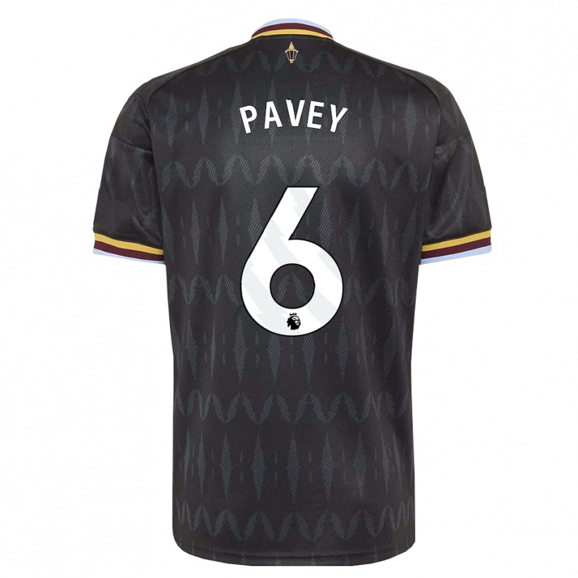 Danxen Criança Camisola Charlie Pavey #6 Cornflowerblue Preto Amarelo Alternativa 2026/27 Camisa