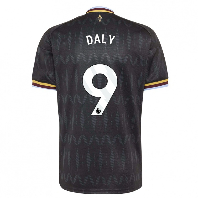 Danxen Criança Camisola Rachel Daly #9 Cornflowerblue Preto Amarelo Alternativa 2026/27 Camisa