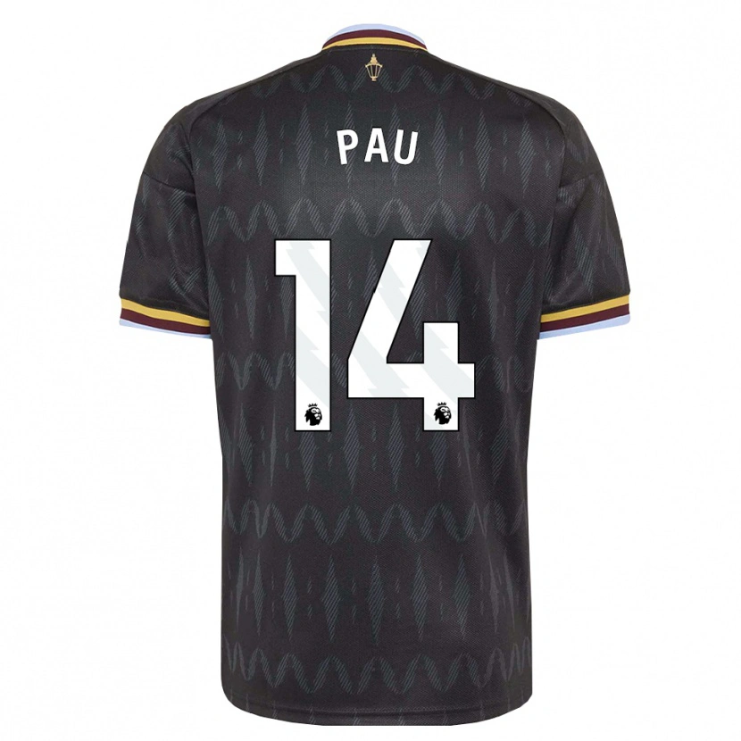 Danxen Criança Camisola Pau Torres #14 Cornflowerblue Preto Amarelo Alternativa 2026/27 Camisa
