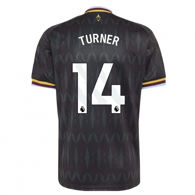 Danxen Criança Camisola Danielle Turner #14 Cornflowerblue Preto Amarelo Alternativa 2026/27 Camisa