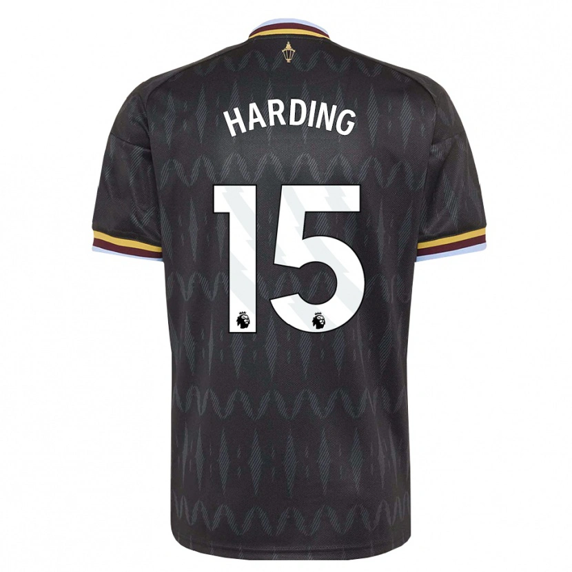 Danxen Criança Camisola Natasha Harding #15 Cornflowerblue Preto Amarelo Alternativa 2026/27 Camisa