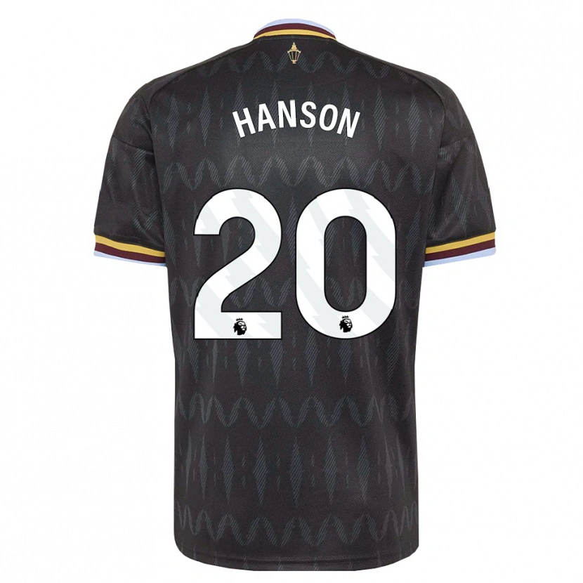 Danxen Criança Camisola Kirsty Hanson #20 Cornflowerblue Preto Amarelo Alternativa 2026/27 Camisa