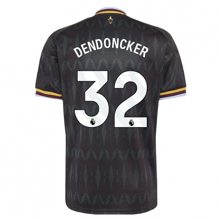 Danxen Criança Camisola Leander Dendoncker #32 Cornflowerblue Preto Amarelo Alternativa 2026/27 Camisa