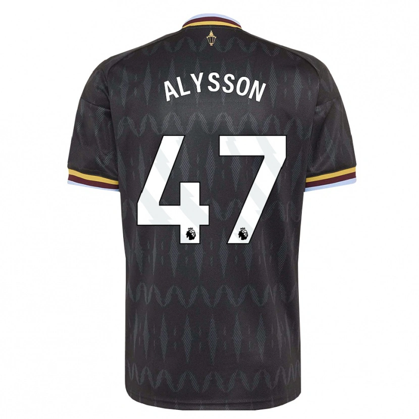 Danxen Criança Camisola Alysson Edward Franco Da Rocha #47 Cornflowerblue Preto Amarelo Alternativa 2026/27 Camisa