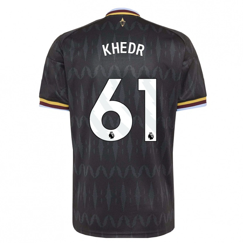 Danxen Criança Camisola Omar Khedr #61 Cornflowerblue Preto Amarelo Alternativa 2026/27 Camisa