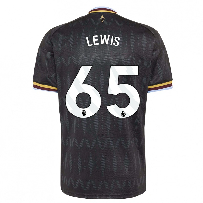 Danxen Criança Camisola Sam Lewis #65 Cornflowerblue Preto Amarelo Alternativa 2026/27 Camisa
